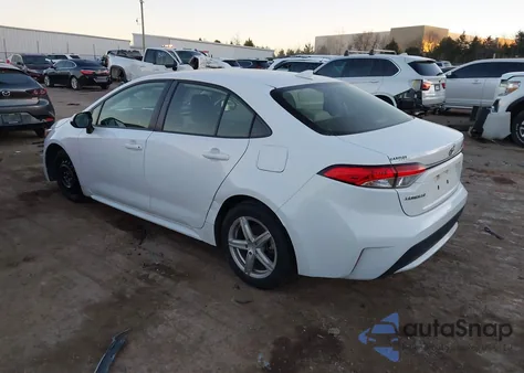 2020 Toyota Corolla Le z USA, uszkodzony, nr VIN JTDEPRAE0LJ021803